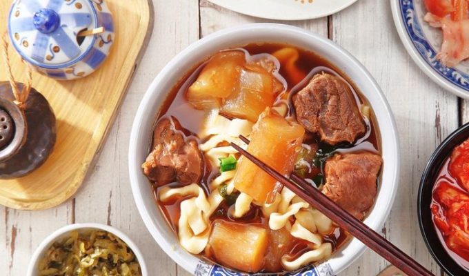 Famous Beef Noodle in Taiwan