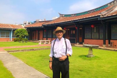 Derek Lin, one of the decedent of the Lin family, welcomes visitors to tour this fascinating mansion.