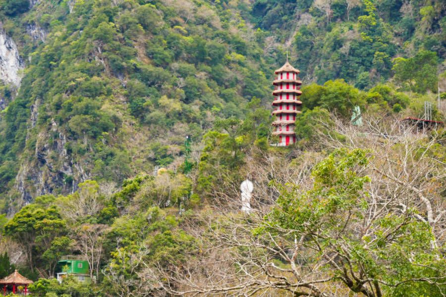 Changchun (Eternal Spring) Shrine in Taroko National Park