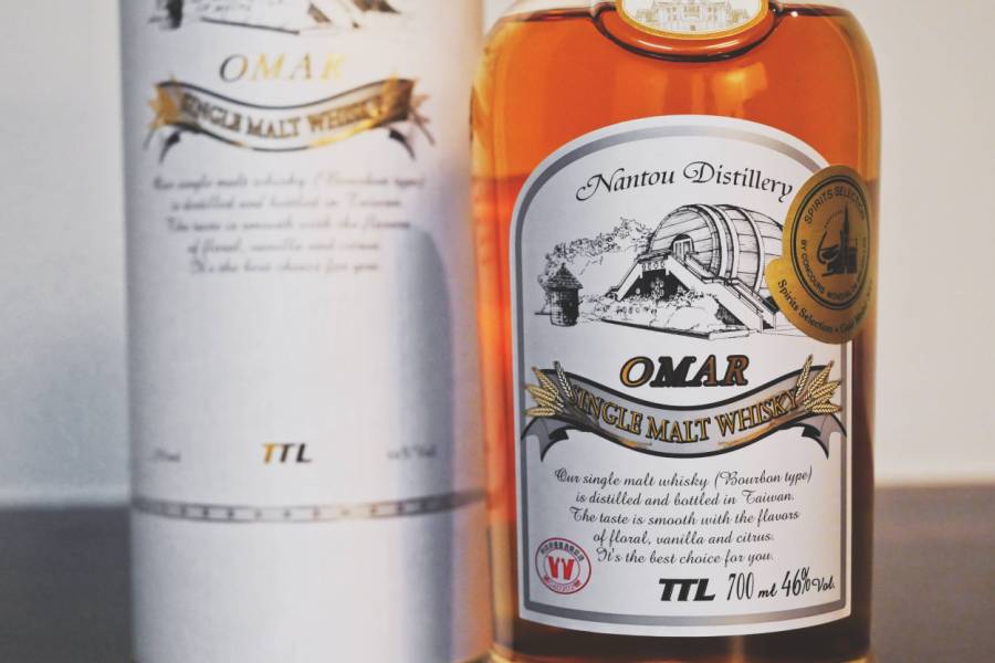 Omar Single Malt Whisky from Nantou Distillery