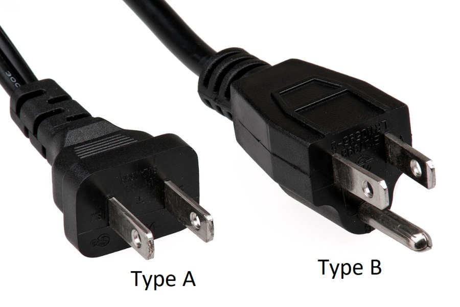 Taiwan Type A & Type B power plug